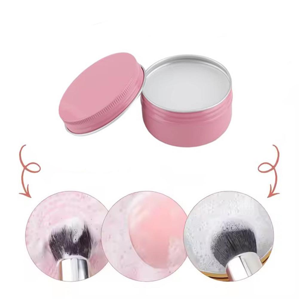 Beauty Makeup Sponge - Makeup Brush Cleaning Soap 50g For