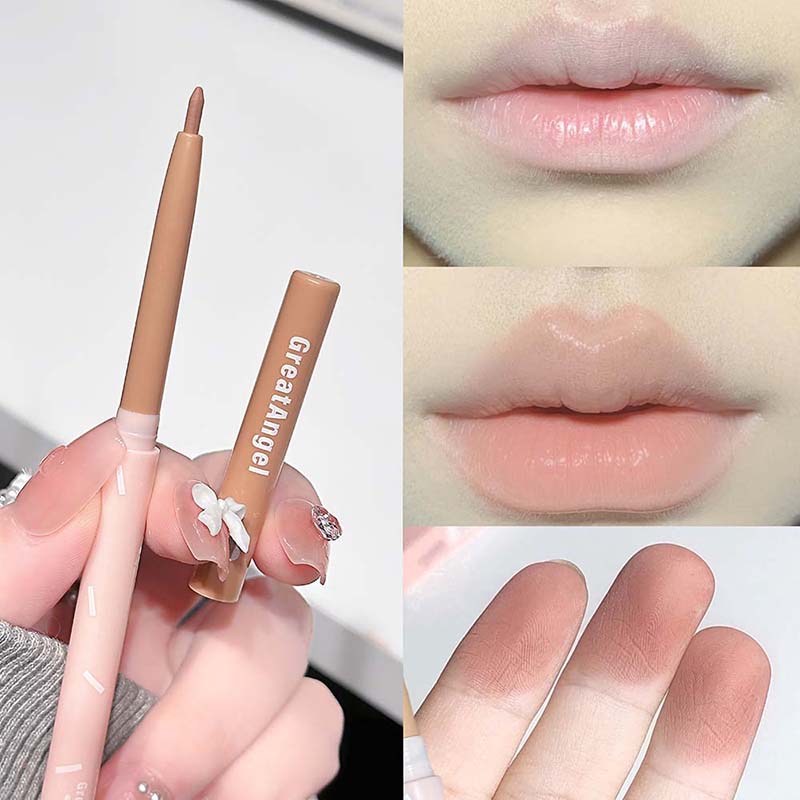 Lip Liner Pencil - Korean Lip Liner Waterproof Matte Lip