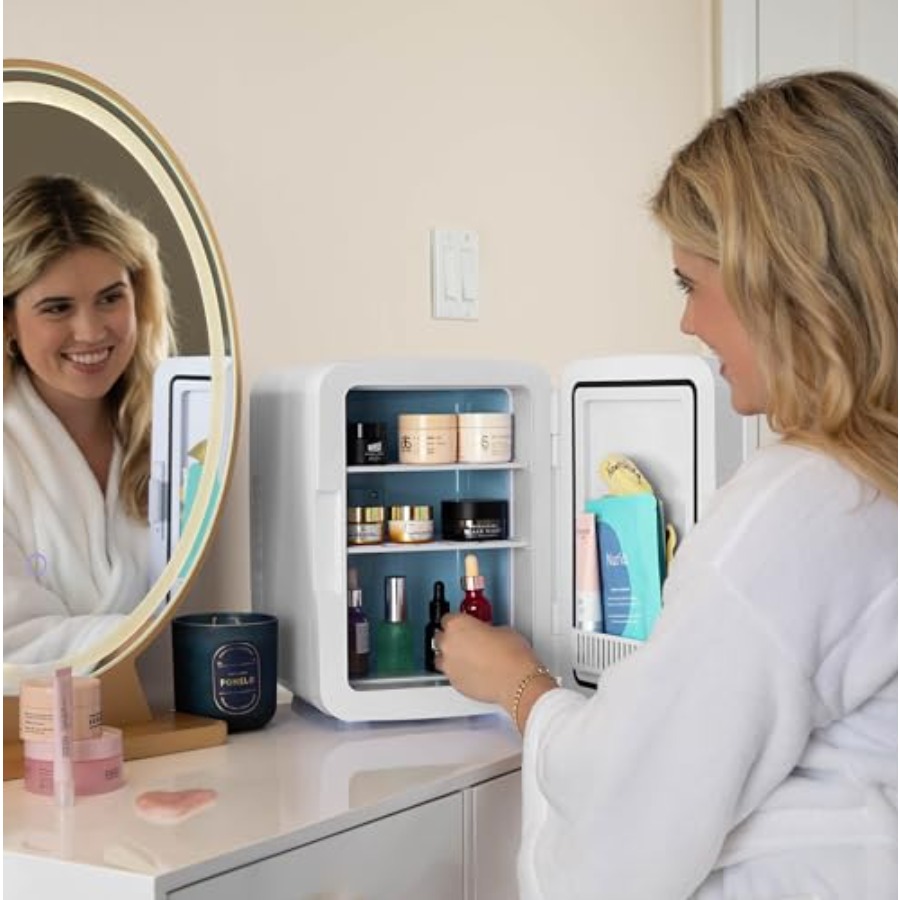 10L Mini Fridge for Bedroom, C - Beauty Makeup Fridge ulasan dan harga
