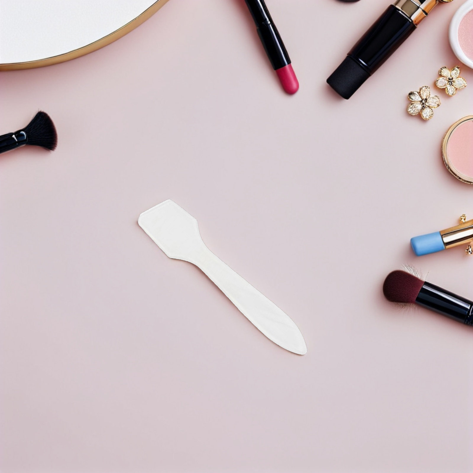 50pcs Spatula Makeup Spatula P - Beauty Makeup Face ulasan dan harga