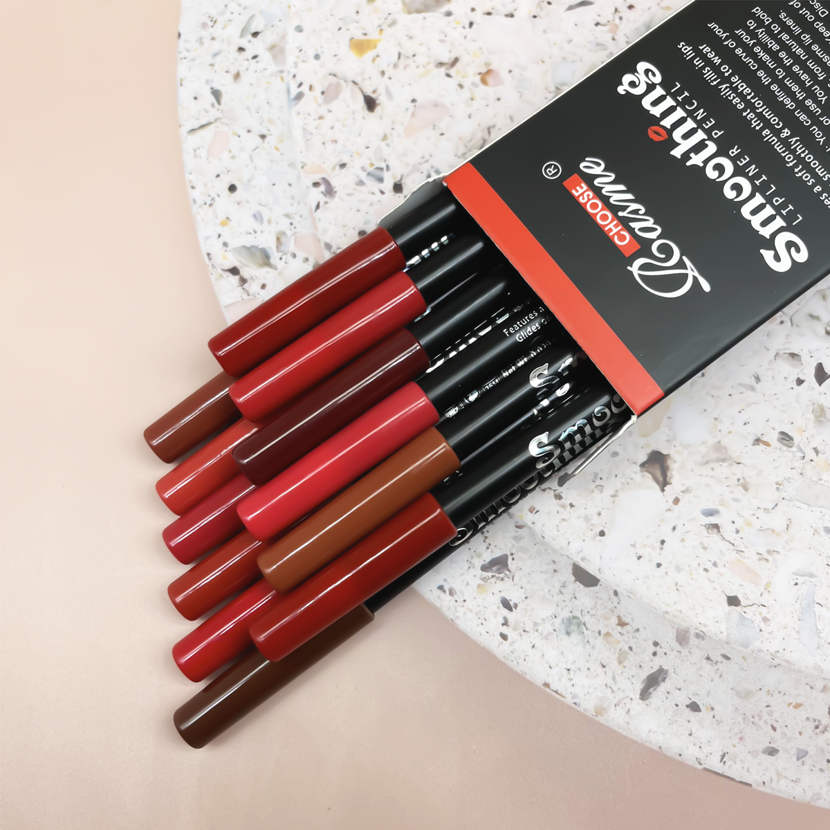 12 Color Nude Matte Lipstick P - Lip Liner Pencil ulasan dan harga