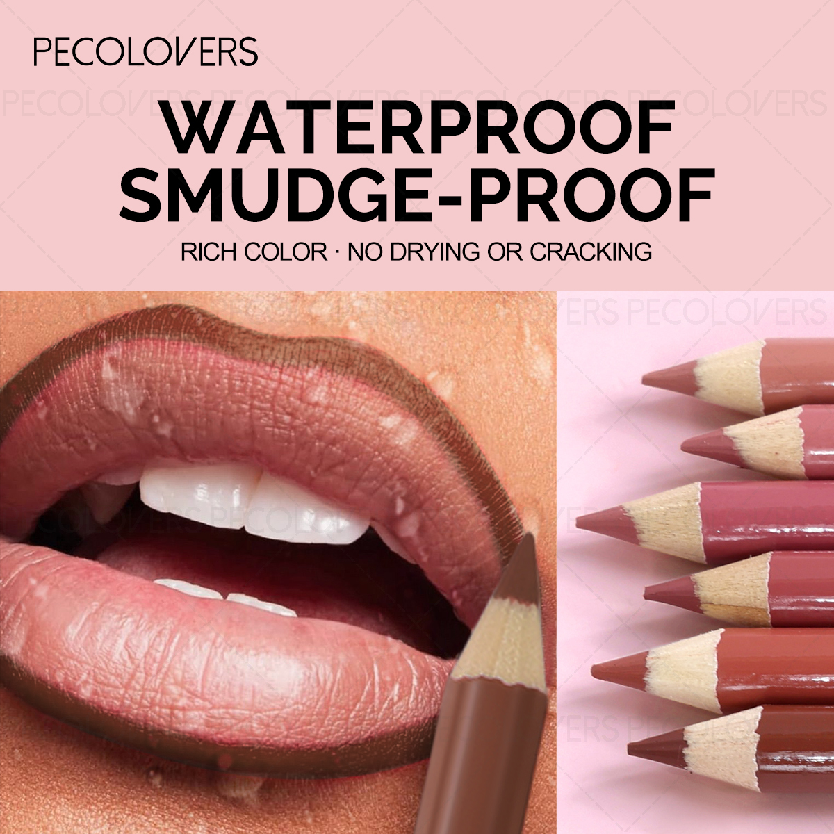 Nude Matte Lip Pencil - Long-L - Lip Liner Pencil ulasan dan harga