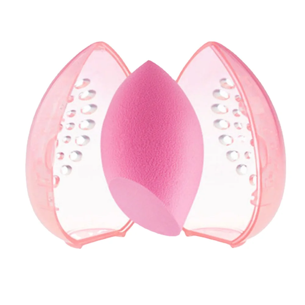 Cosmetic Sponge Storage Box Ma - Beauty Makeup Egg ulasan dan harga