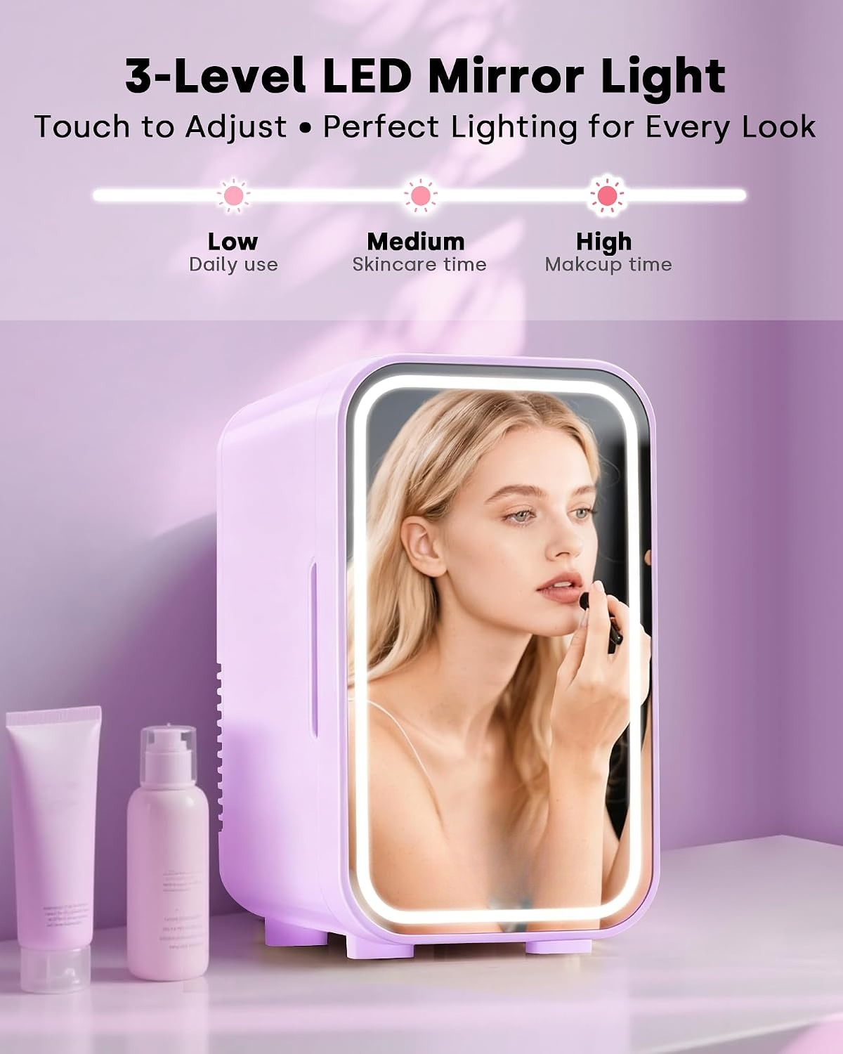 Mini Skincare Fridge Small Ref - Beauty Makeup Fridge ulasan dan harga