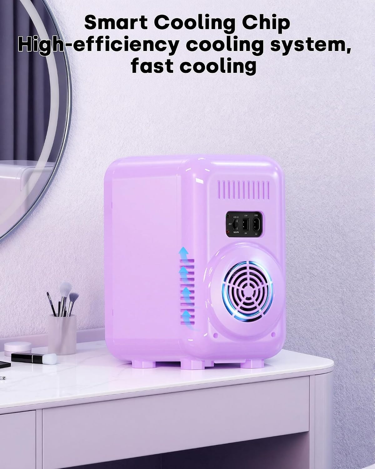 Mini Skincare Fridge Small Ref - Beauty Makeup Fridge ulasan dan harga