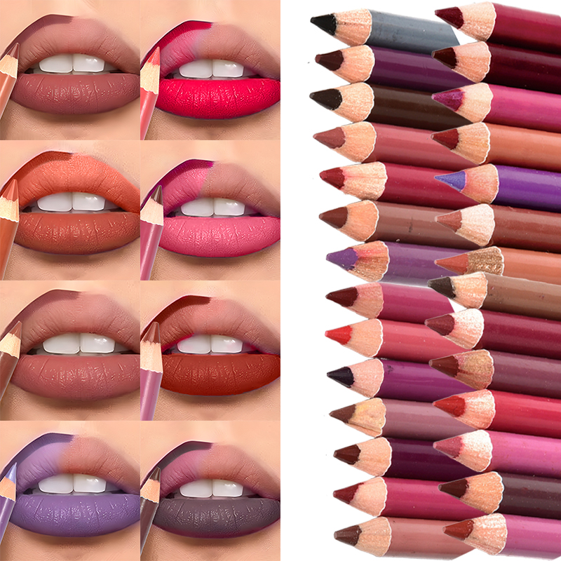 Dark Brown Waterproof Lip Line - Lip Liner Pencil ulasan dan harga