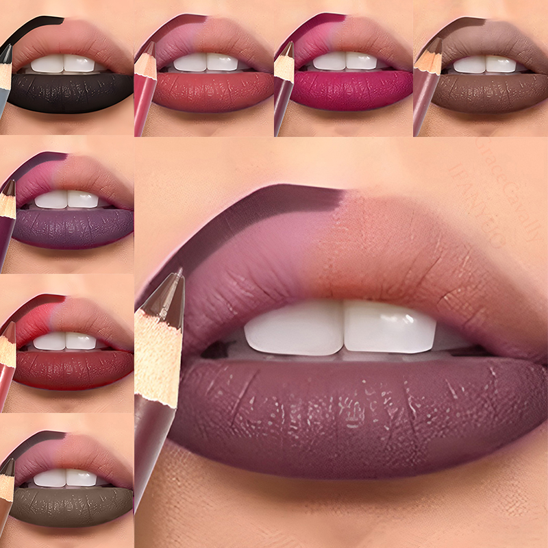 Dark Brown Waterproof Lip Line - Lip Liner Pencil ulasan dan harga