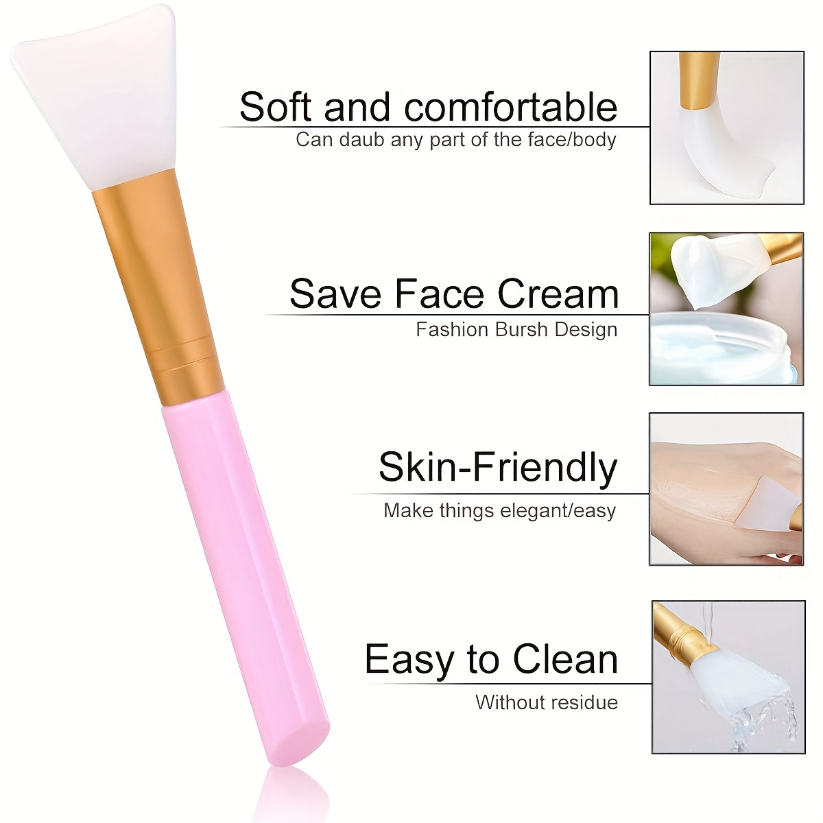 [Soft Silicone Mask Brushes] 5 - Beauty Makeup Face ulasan dan harga