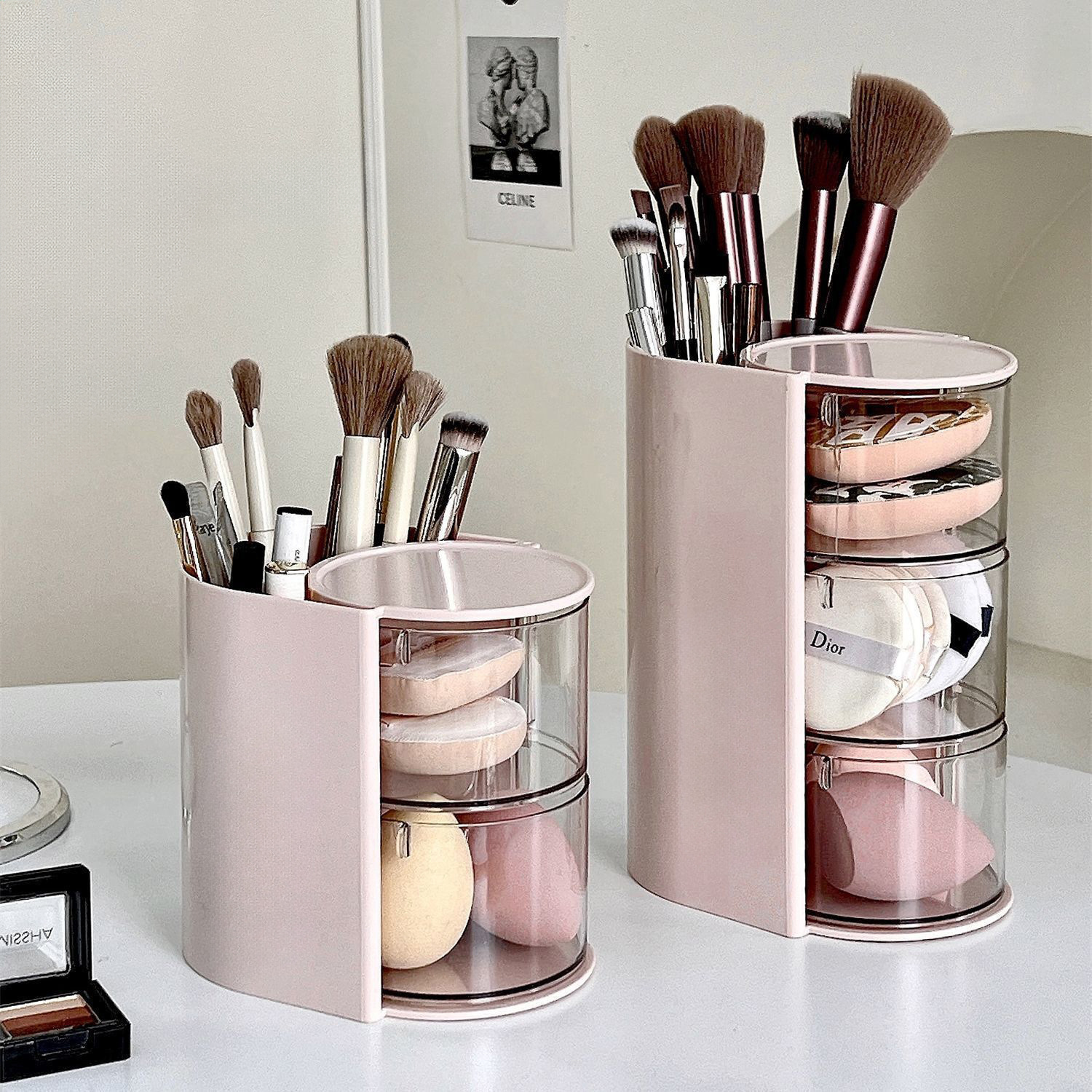 1Pcs Cosmetic Organizer Bathro - Beauty Makeup Egg ulasan dan harga