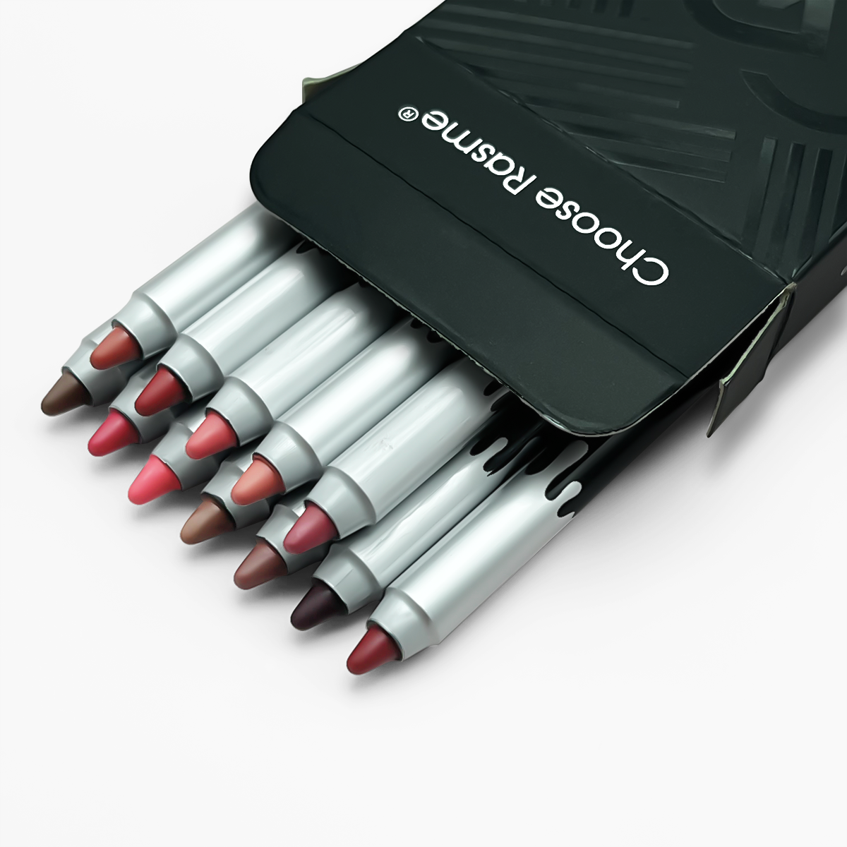12pc Lip Liner Pencil Set, Lon - Lip Liner Pencil ulasan dan harga
