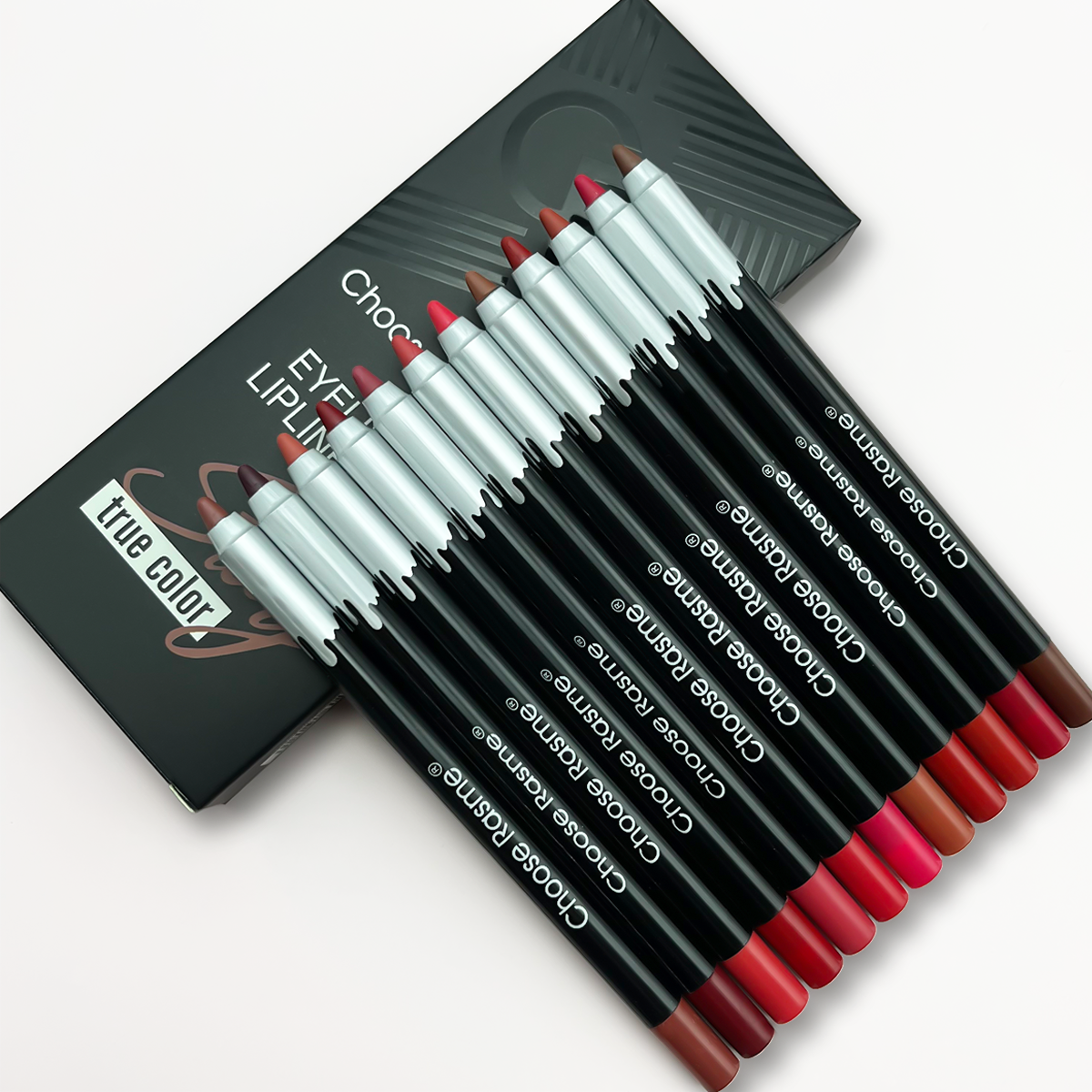 12pc Lip Liner Pencil Set, Lon - Lip Liner Pencil ulasan dan harga