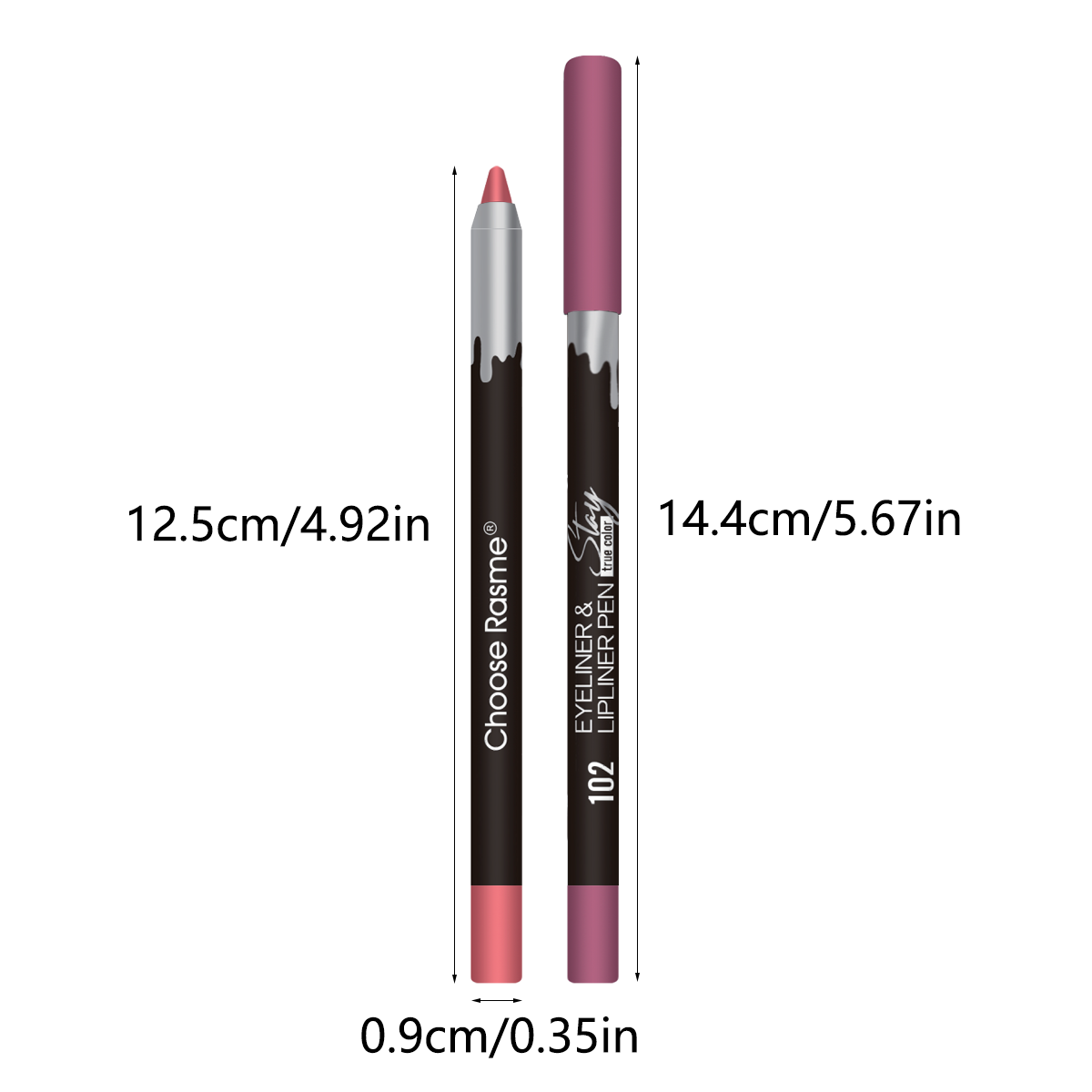 12pc Lip Liner Pencil Set, Lon - Lip Liner Pencil ulasan dan harga