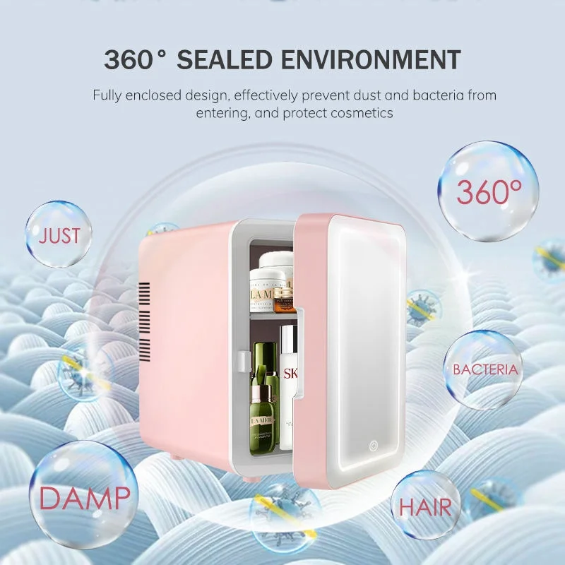 4L Mini Beauty Fridge with LED - Beauty Makeup Fridge ulasan dan harga