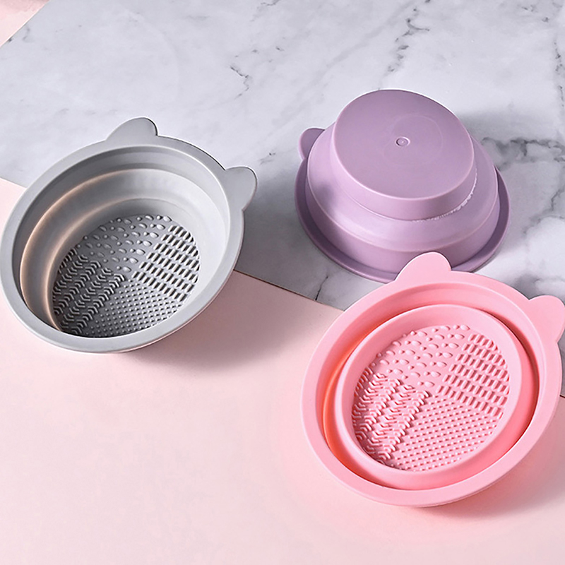 Bear Ears Silicone Makeup Brus - Beauty Makeup Egg ulasan dan harga