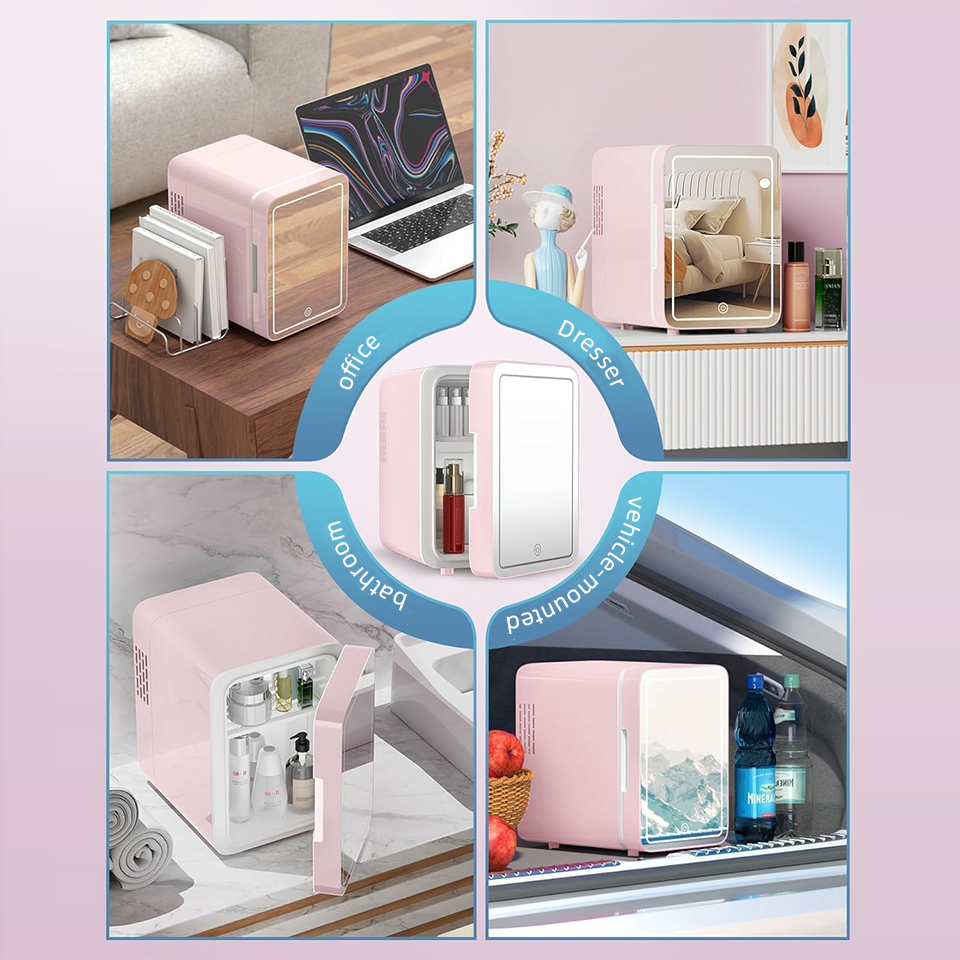 Yanace 6L/9L Mini Beauty Fridg - Beauty Makeup Fridge ulasan dan harga