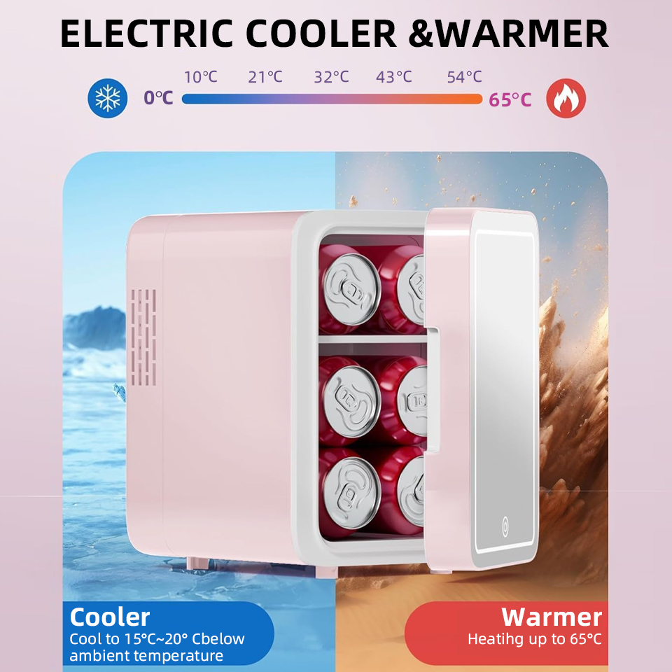 Yanace 6L/9L Mini Beauty Fridg - Beauty Makeup Fridge ulasan dan harga