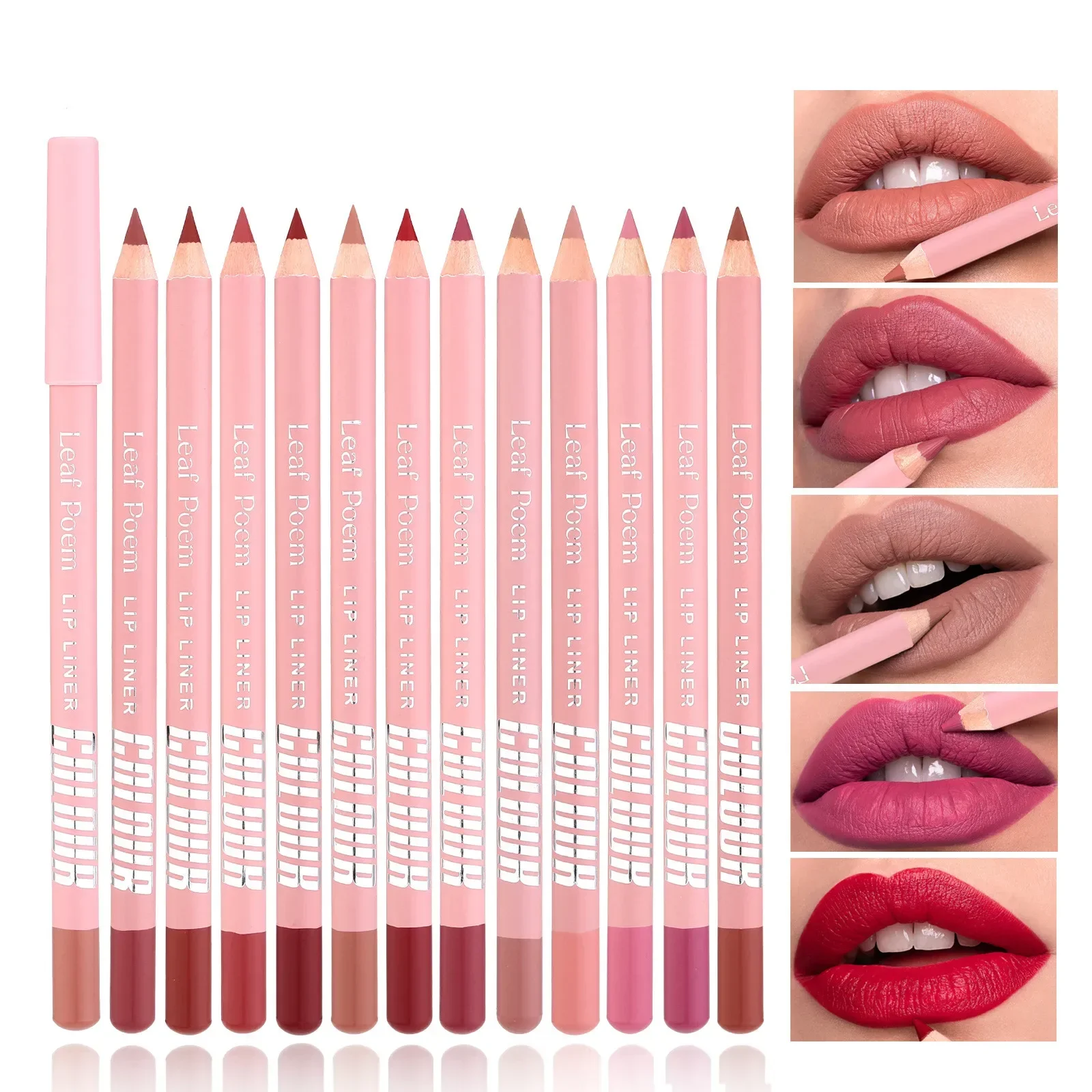Nude Brown Lip Liner Pencil Li - Lip Liner Pencil ulasan dan harga