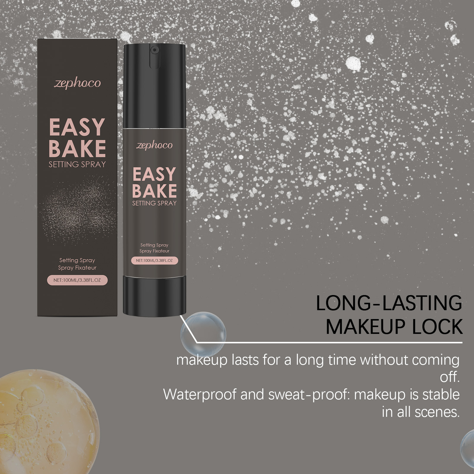 Zephoco Hyaluronic Acid Makeup - Makeup Fixing Mist ulasan dan harga