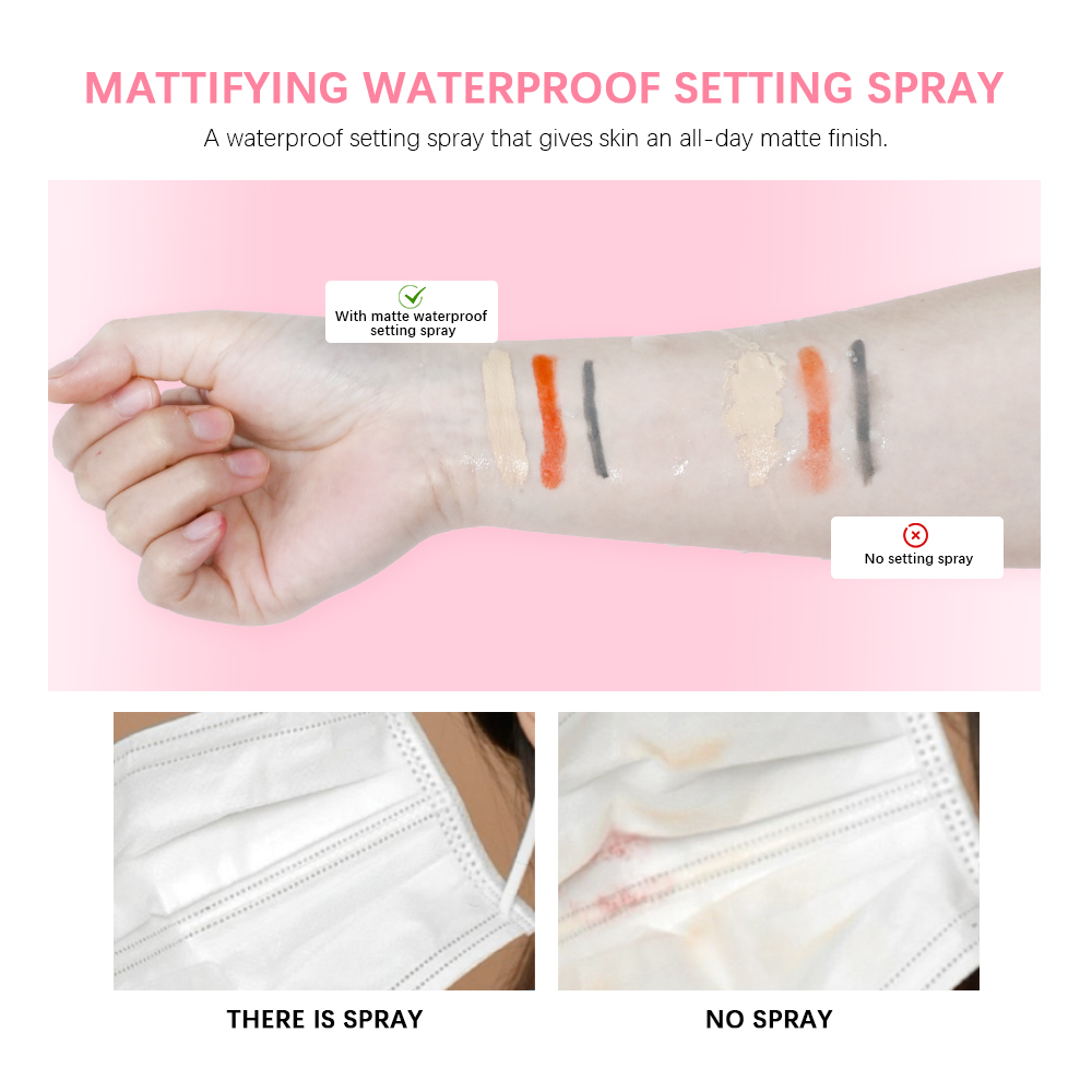 Mattifying Waterproof Setting  - Makeup Fixing Mist ulasan dan harga