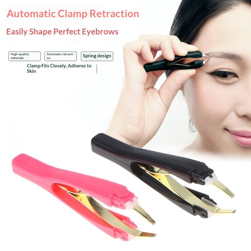 Eyebrow Tweezer Automatic Retr - Beauty Makeup Face ulasan dan harga