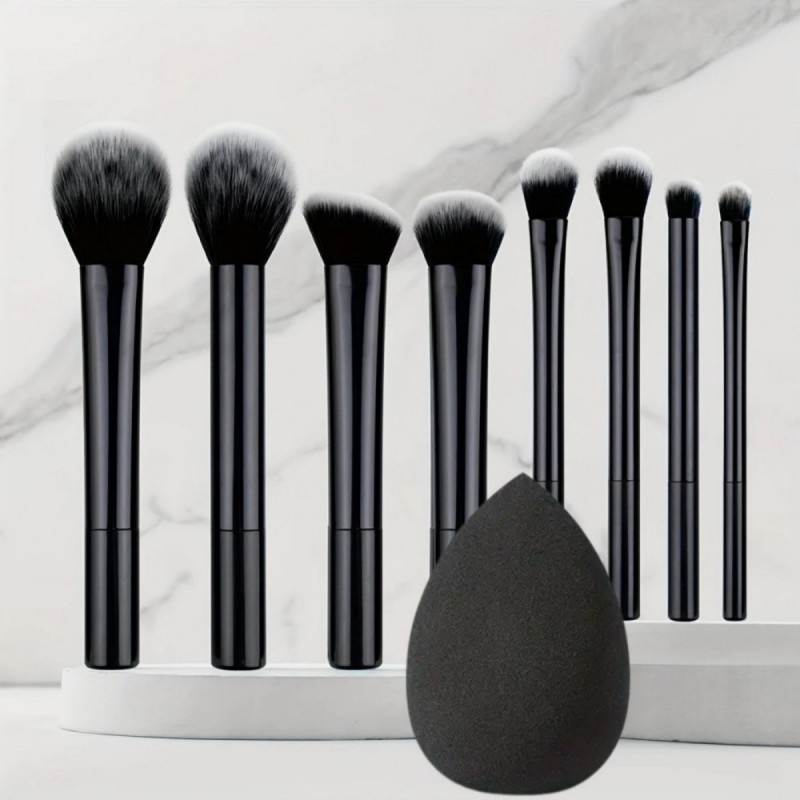 9pcs Multifunctional Black Mak - Beauty Makeup Egg ulasan dan harga