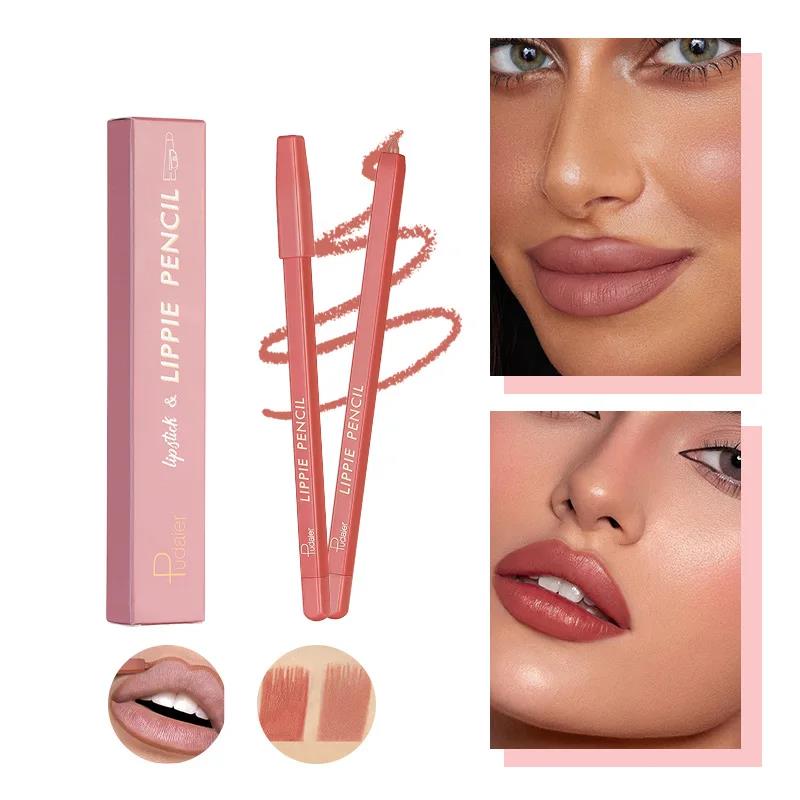 12 Colors Velvet Matte Lipline - Lip Liner Pencil ulasan dan harga