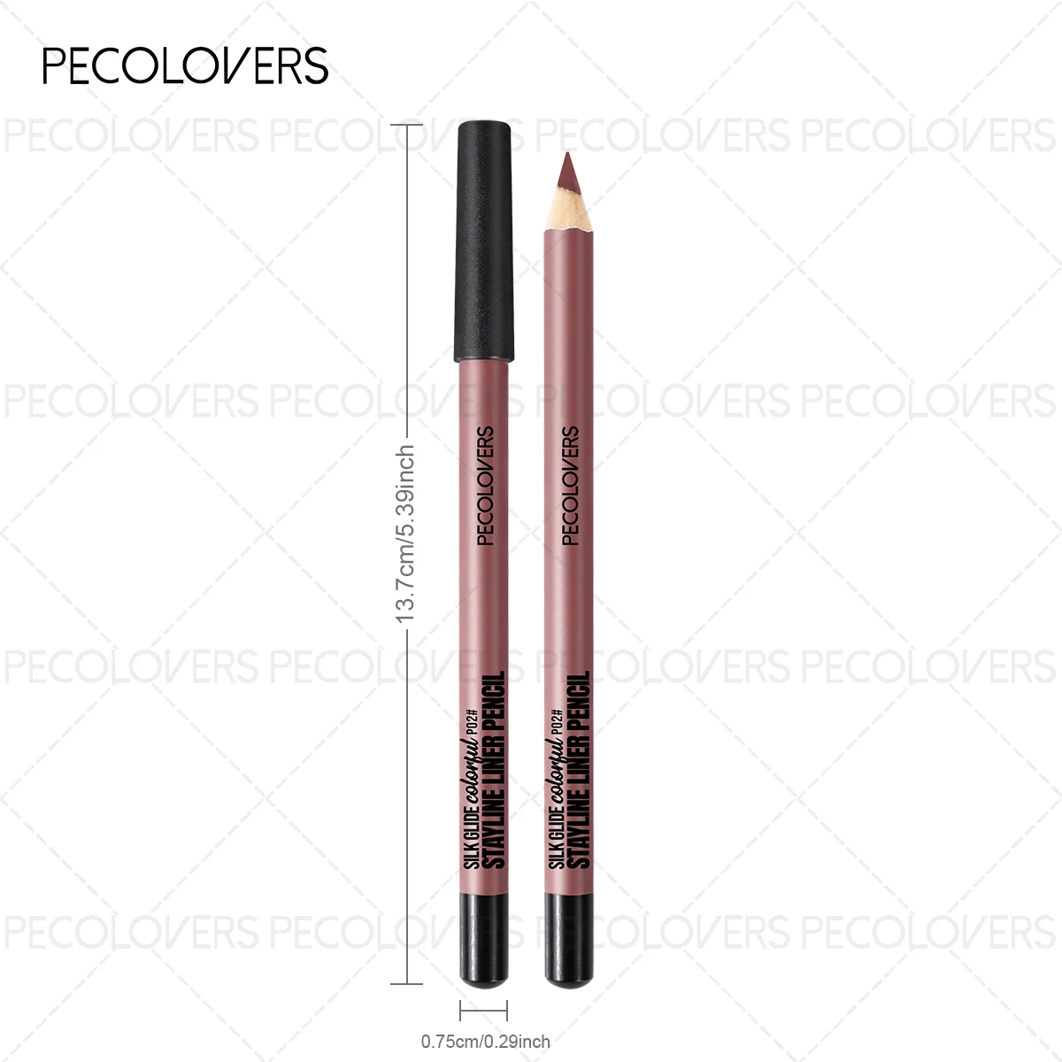 1PC Matte Lip Liner - Pencil F - Lip Liner Pencil ulasan dan harga