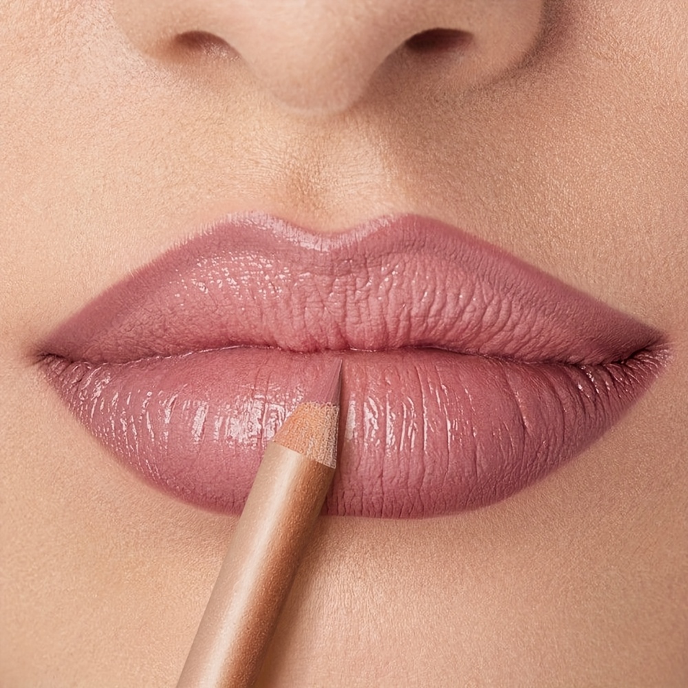 Matte Lip Liner Pencil Nude, L - Lip Liner Pencil ulasan dan harga