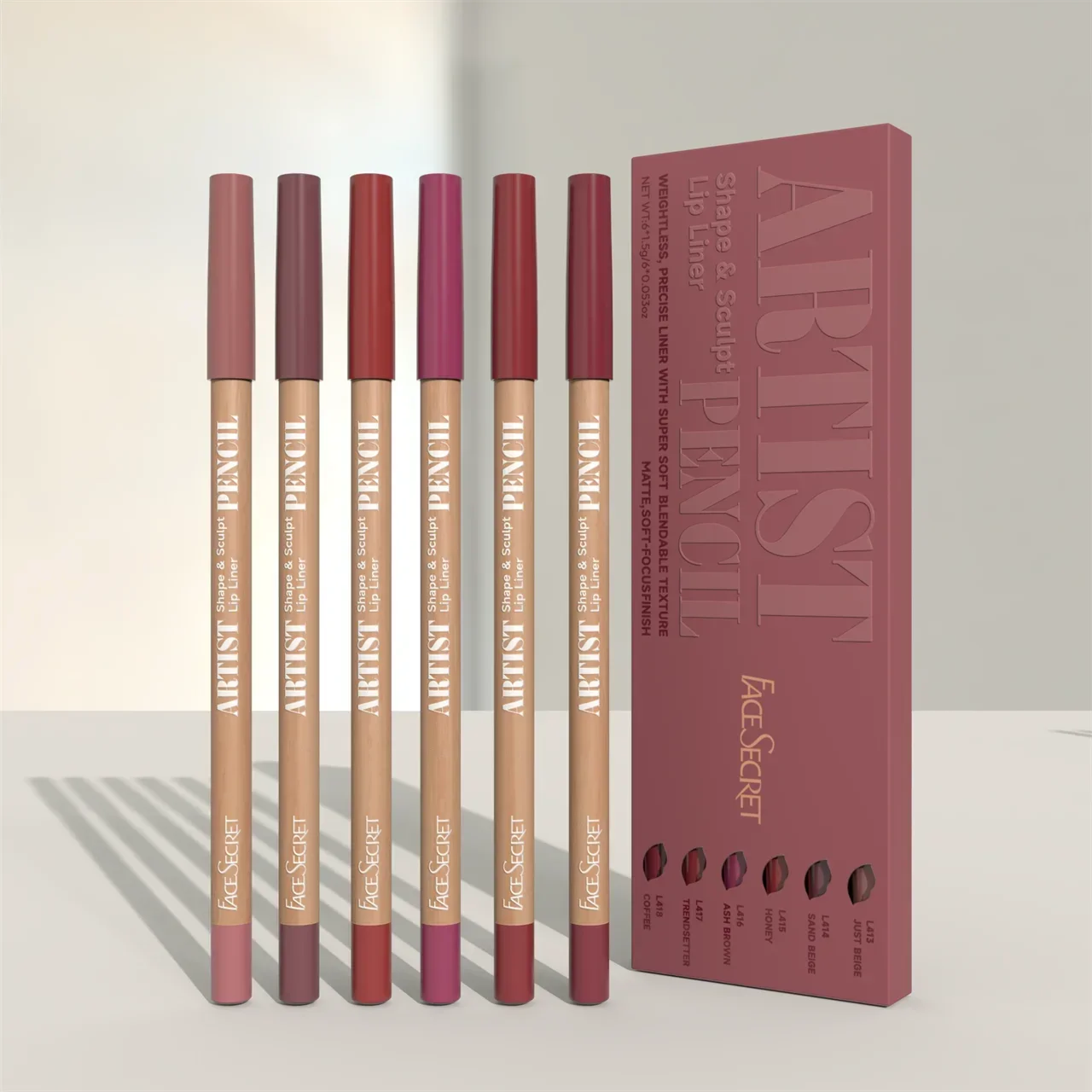 6pcs/set Lip Liner Pen 6 Color - Lip Liner Pencil ulasan dan harga