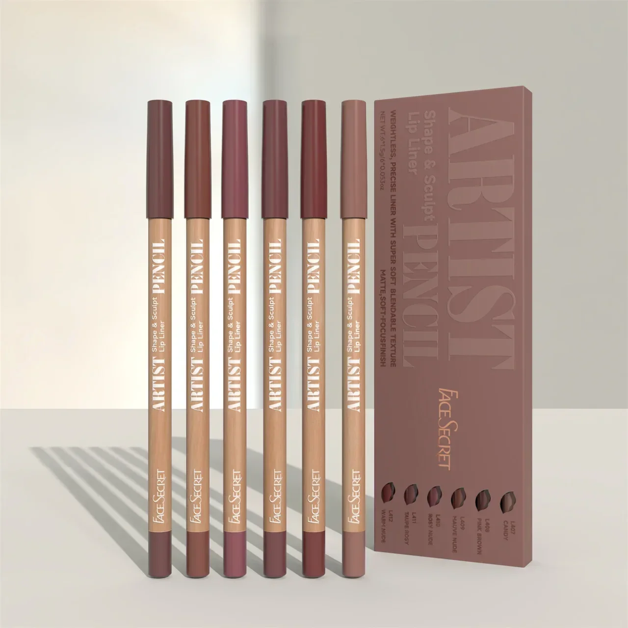 6pcs/set Lip Liner Pen 6 Color - Lip Liner Pencil ulasan dan harga